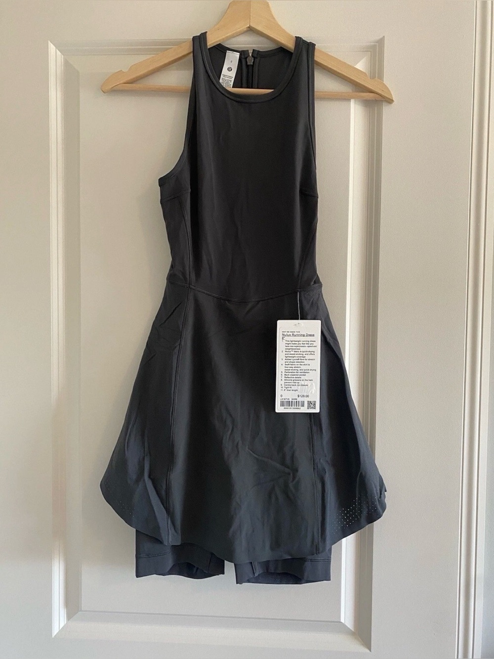 Lululemon nulux Running Dress Size 0 GGRE New Built-In Shorts